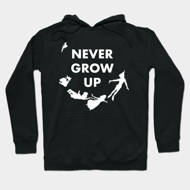 Never Grow Up Hoodie by duchessofdisneyland